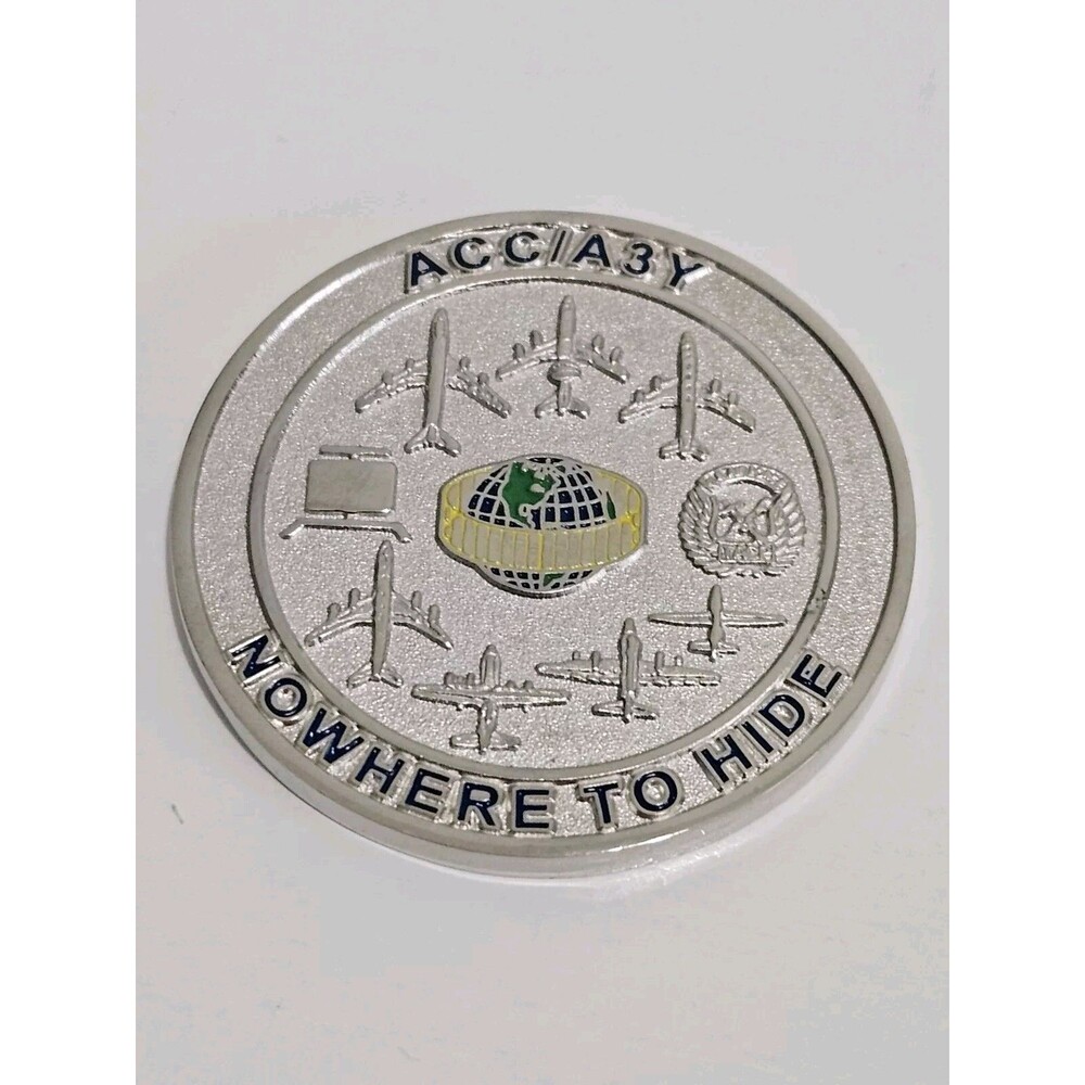 US Air Force Challenge Coin Air Combat Command Nowhere To Hide Operations C21SR